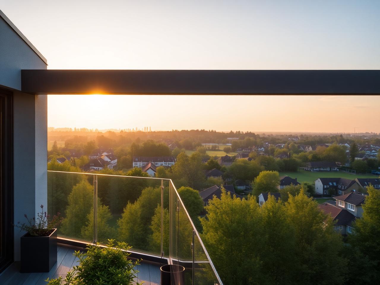 Penthouse met zicht op groen in Kraainem